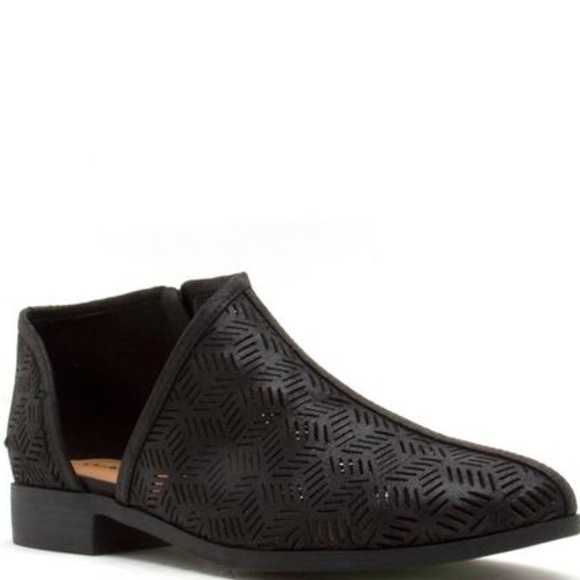 Qupid Shoes Shoes - Last Pair Sale!! Spring Perforated Booties Size 6